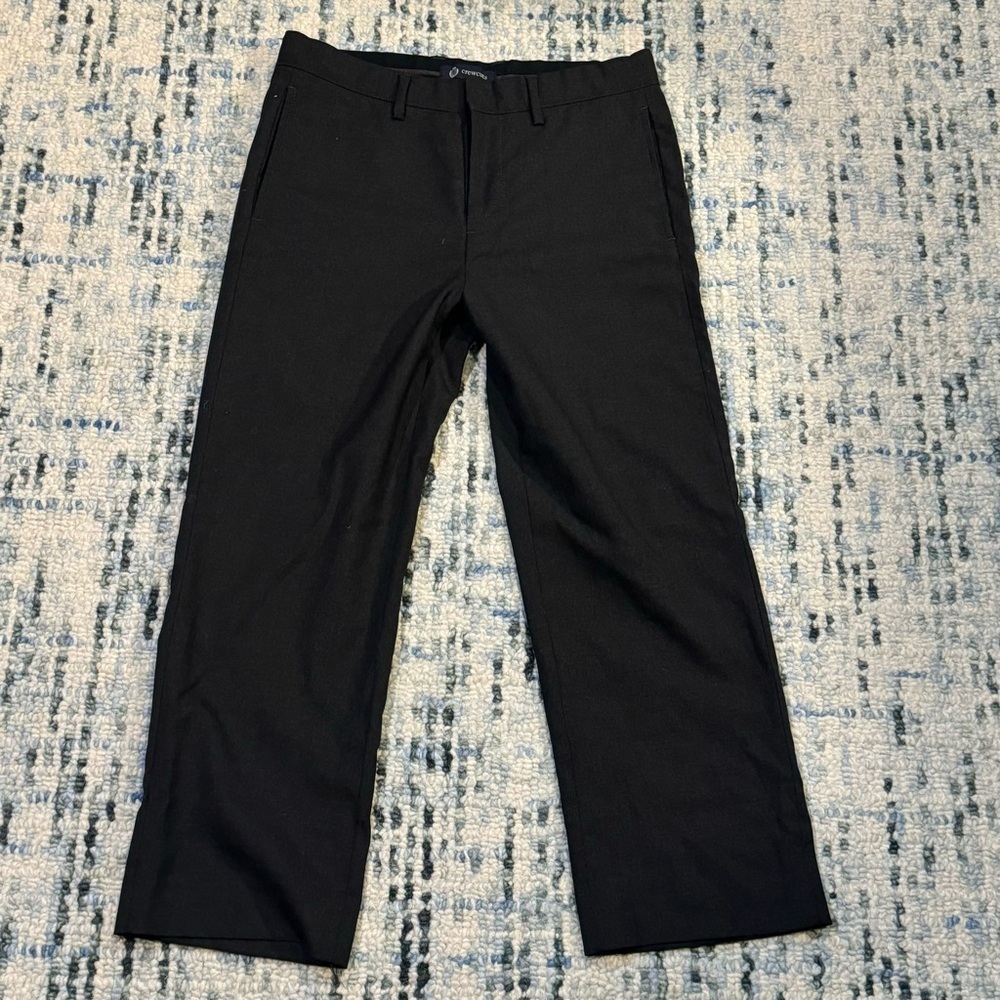 Crewcuts Wool Black Dress Pants, Youth 12